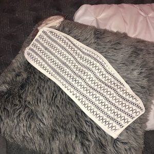 xs swim bandeau top nwt